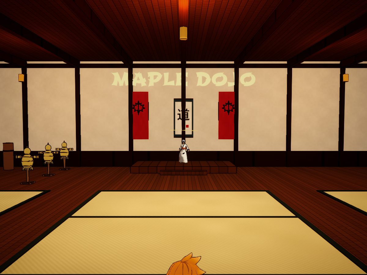 The dojo hall