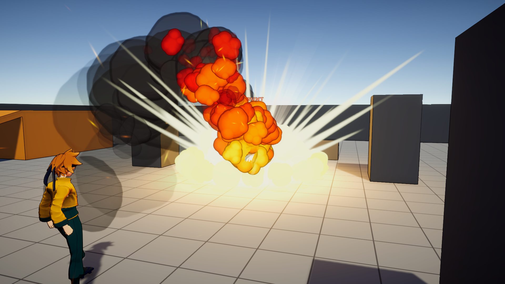 A grand fireball jutsu